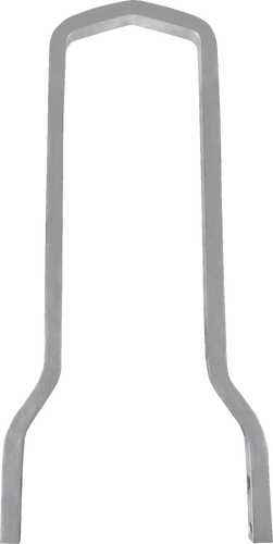 Square Sissy Bar - Chrome - 12.5