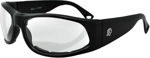 California Sunglasses - Shiny Black - Clear - Lutzka's Garage