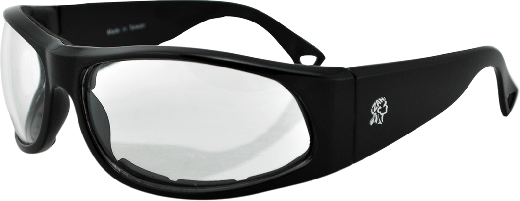 California Sunglasses - Shiny Black - Clear - Lutzka's Garage