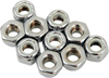 1/4-28 Chrome Nylon Nut