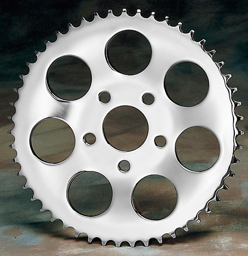Rear Wheel Sprocket - 47-Tooth - Chrome - Lutzka's Garage
