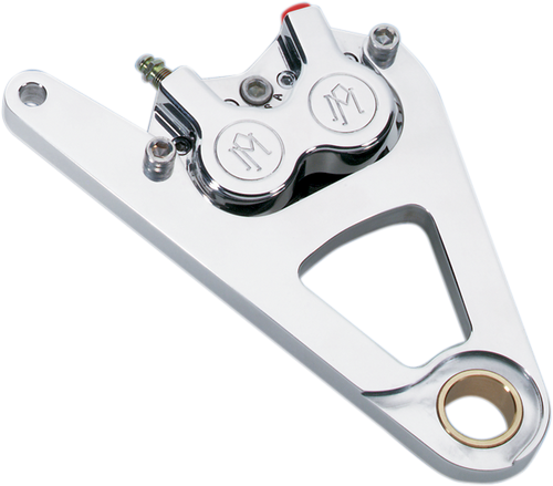 Single Disc Caliper - Front - Chrome - Springer 00-07 - Lutzka's Garage
