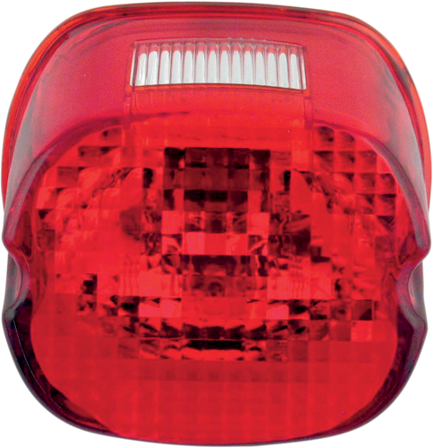 Laydown Taillight Lens - Red - Lutzka's Garage
