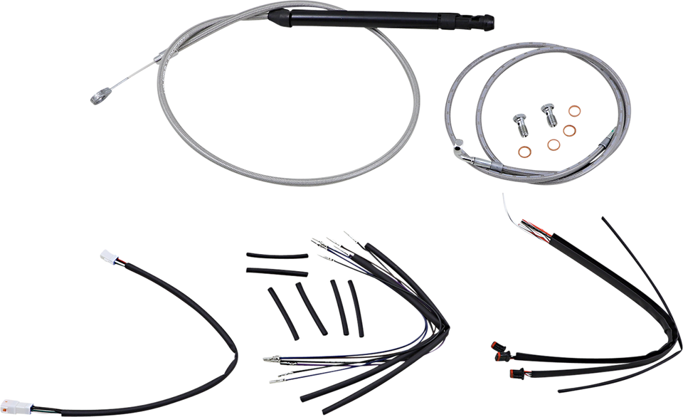 Control Kit - 14" Gorilla Handlebars - Stainless