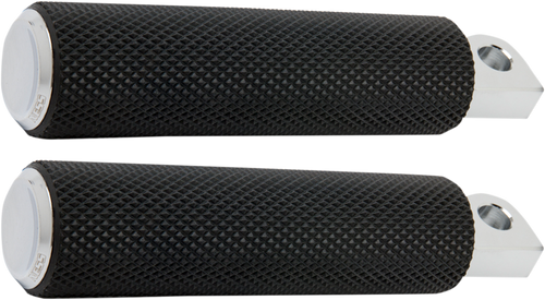 Footpeg - Knurled - Chrome - Lutzka's Garage