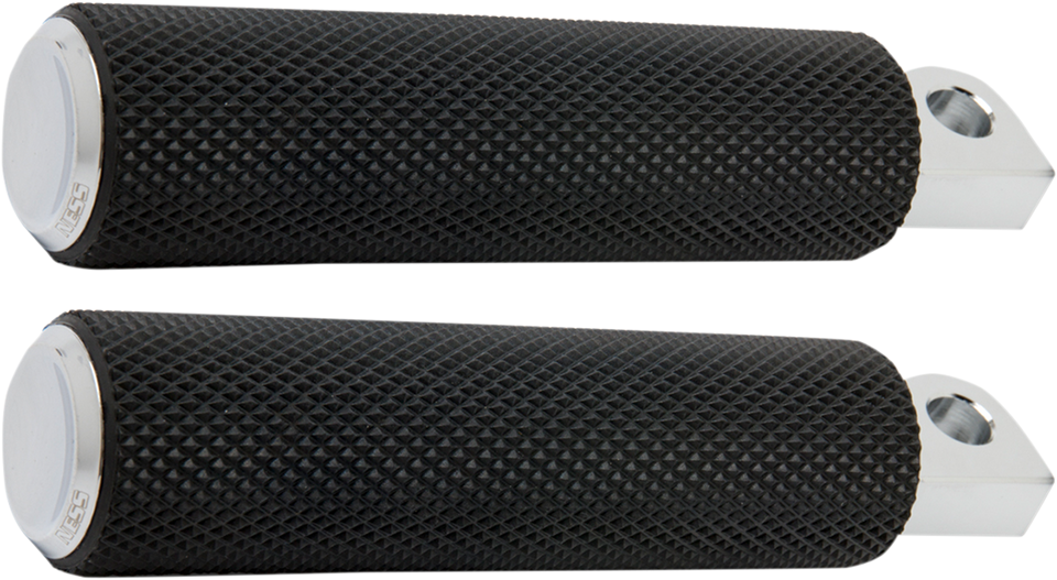 Footpeg - Knurled - Chrome - Lutzka's Garage