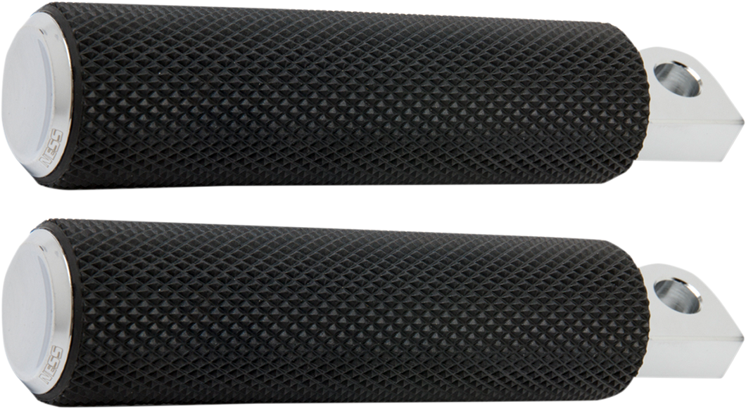 Footpeg - Knurled - Chrome - Lutzka's Garage