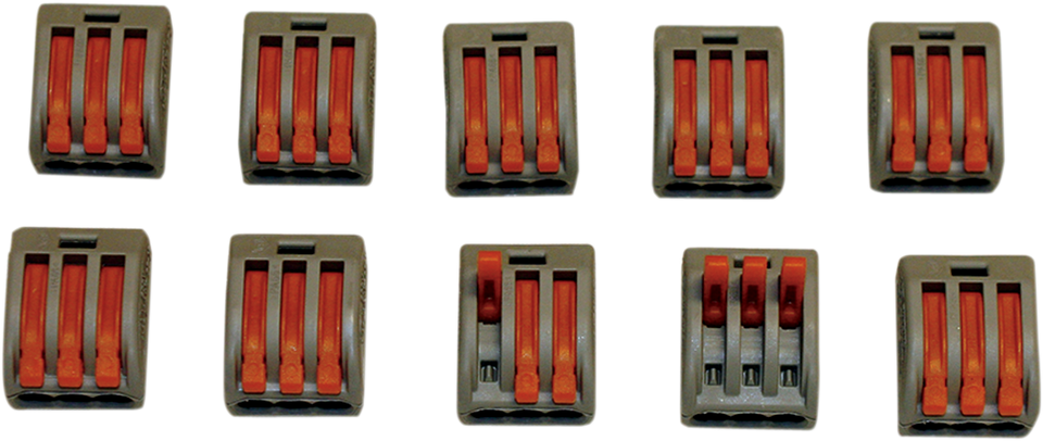 Wiring Cage Clamps 3-Spot - 10PK