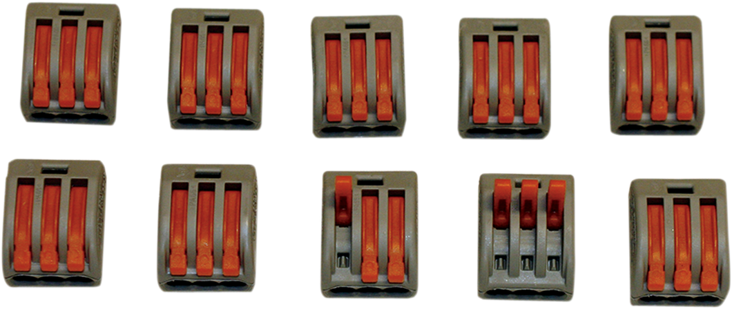 Wiring Cage Clamps 3-Spot - 10PK