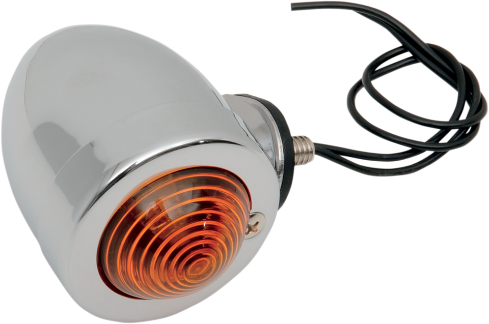 Bullet Light with Mount - Dual Filament - Amber Lens