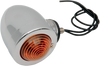 Bullet Light with Mount - Dual Filament - Amber Lens
