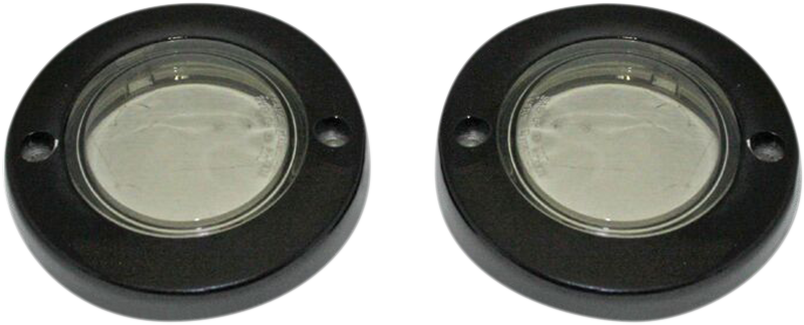 ProBEAM Flat Bezel Turn Signal Adapters - Black/Smoke - Lutzka's Garage