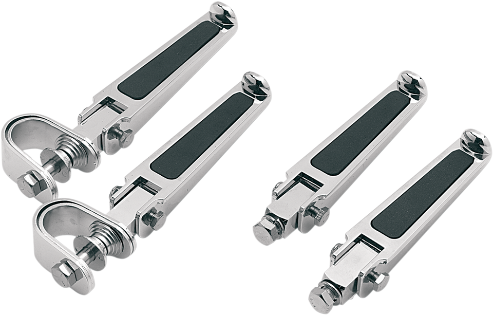 U-Clamp Footpegs - Rubber Inlay