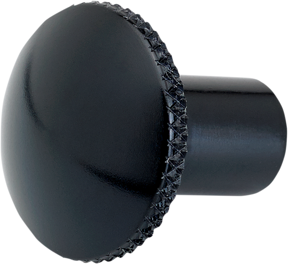 Choke Knob - Knurled - Black - Lutzka's Garage