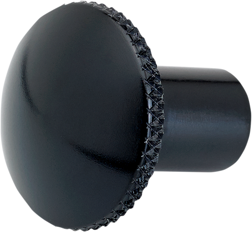 Choke Knob - Knurled - Black - Lutzka's Garage