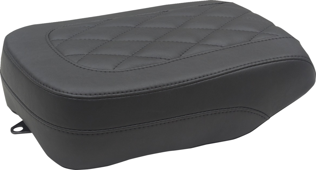 Squareback Seat - Passenger - Black - Diamond Stitch - Vulcan S 15-23 - Lutzka's Garage