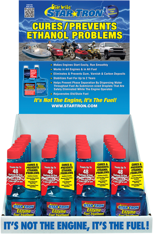 Enzyme Fuel Treatment - 8 U.S. fl oz. Each - 24 Pack with Display