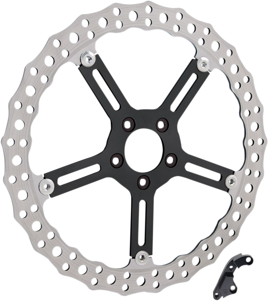 Jagged Brake Rotor - 15" - Left - Hub-Mount