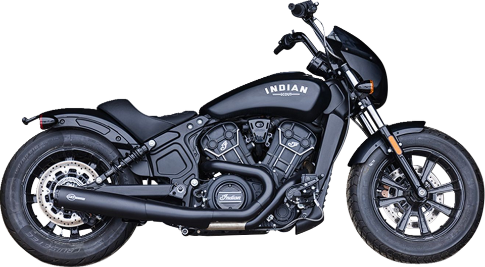 2-into-1 Grand National Exhaust System - Black - Race Only - Lutzka's Garage