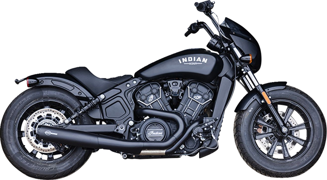 2-into-1 Grand National Exhaust System - Black - Race Only - Lutzka's Garage