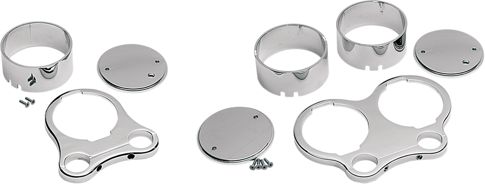 1.25" T-Bar Single Gauge Mount - Chrome - For 00-20 OEM Style Gauges - Lutzka's Garage