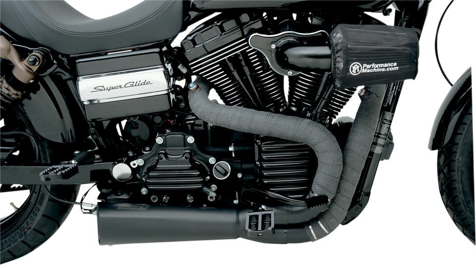 Exhaust Wrap with Tie - Black - 2"x25 - Lutzka's Garage