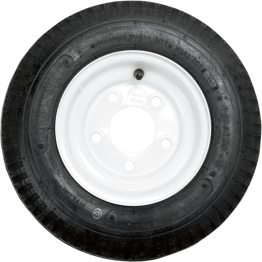 Tire/Wheel - Load Range B - 4.80-8 - 5 Hole - 4 Ply