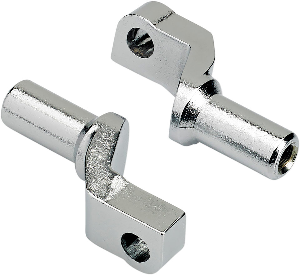 Footpeg Step Mount - Chrome - Lutzka's Garage