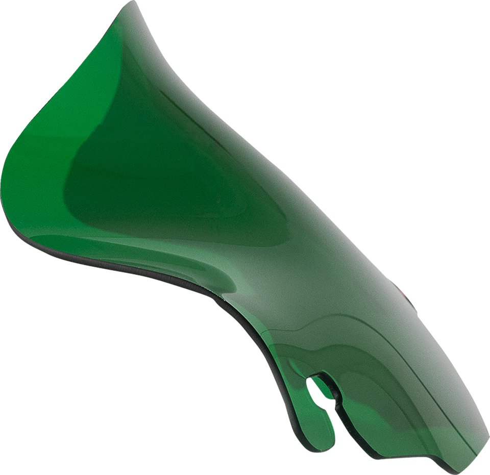 Kolor Flare Windshield - 6-1/2" - Green - FLH - Lutzka's Garage