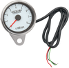2.4" Mini Electronic Tachometer - Polished - Backlit LED White Face