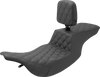 Tour Step Up Seat - Rider Backrest - Full Lattice Stitch - FL 97-07