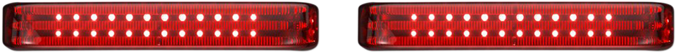 Saddlebag Lights - SS8 - Black/Red - Lutzka's Garage