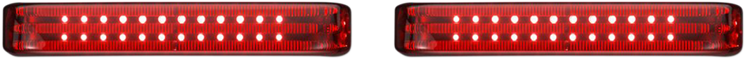 Saddlebag Lights - SS8 - Black/Red - Lutzka's Garage