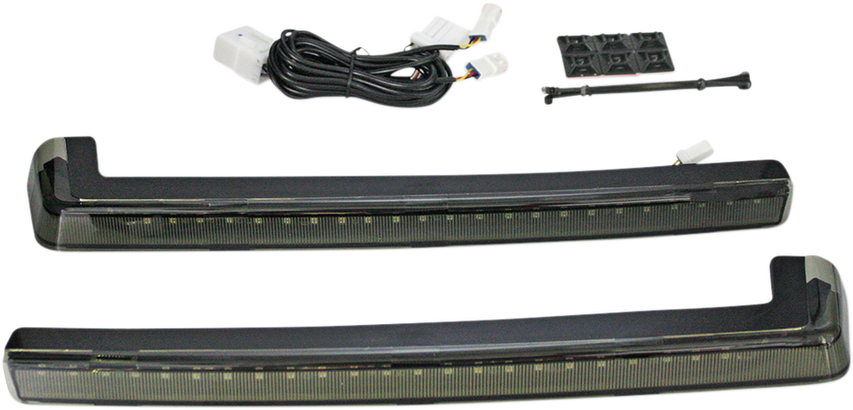 LED Run/Brake Tour-Pak® Arms - Smoke Lens - 06-13 - Lutzka's Garage