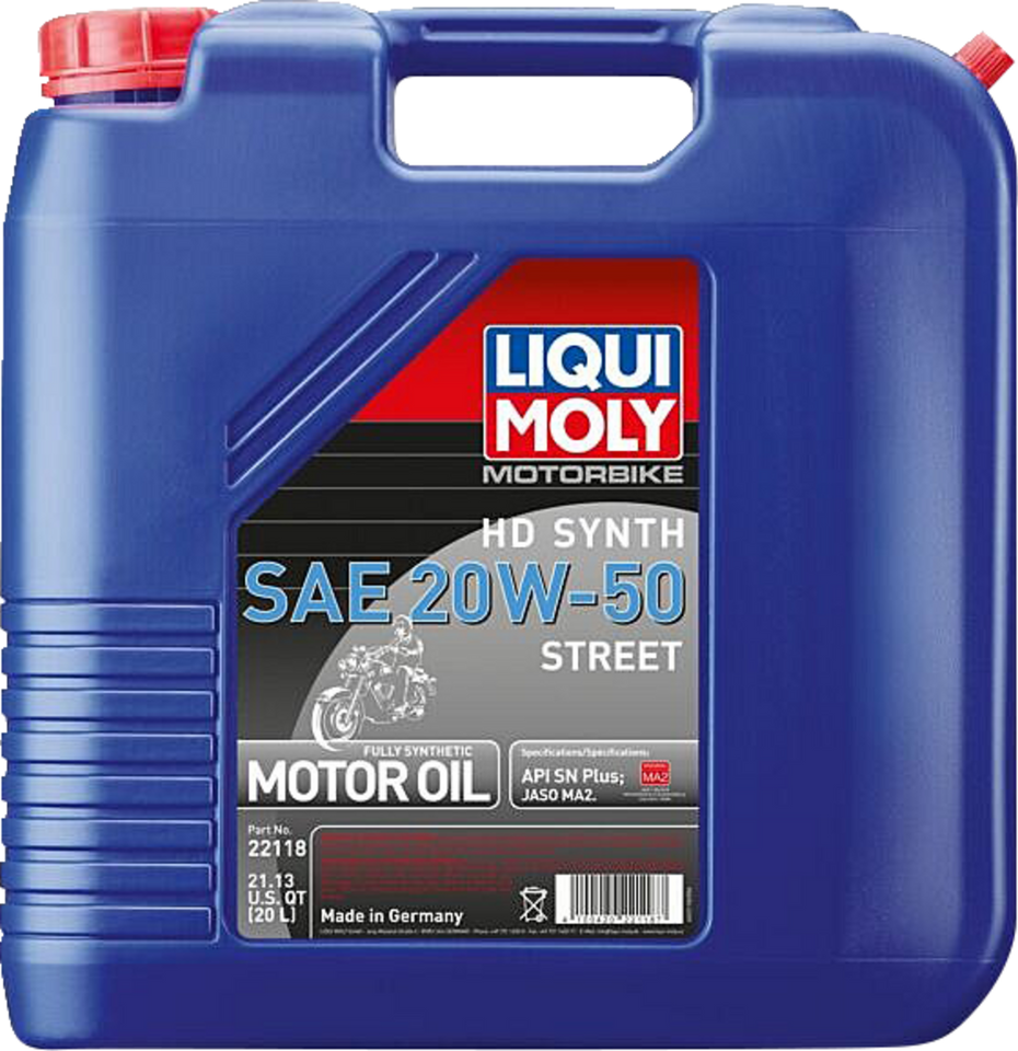 H-D® Synthetic 4T Street Oil - 20W-50 - 20L - Lutzka's Garage