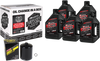 Quick Change M8 Synthetic 20W-50 Oil Change Kit - Black Filter
