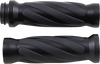Grips - Twisted - TBW - Matte Black - Lutzka's Garage