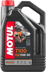 7100 4T Synthetic Oil - 10W-50 - 4 L - Lutzka's Garage