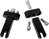 Passenger Peg Mounts - Black - Lutzka's Garage