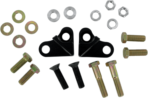 Rear Lowering Kit - Black Powder Coated - Lowers 1.5