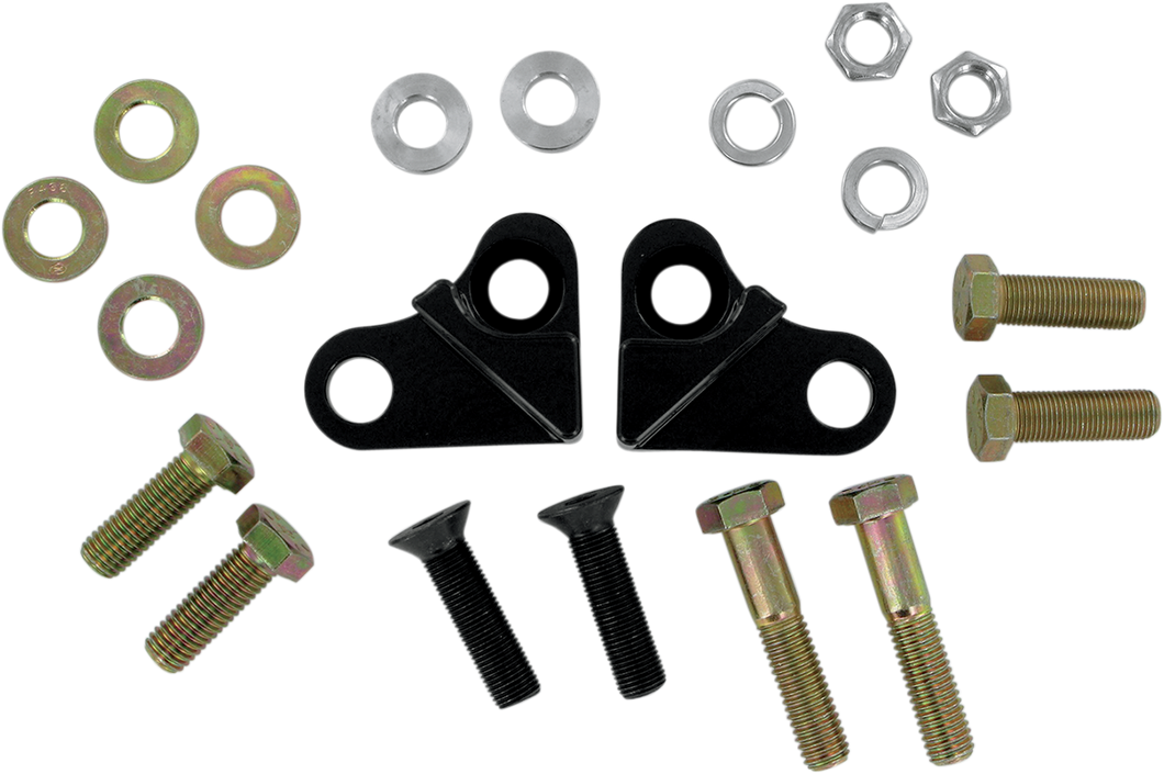 Rear Lowering Kit - Black Powder Coated - Lowers 1.5