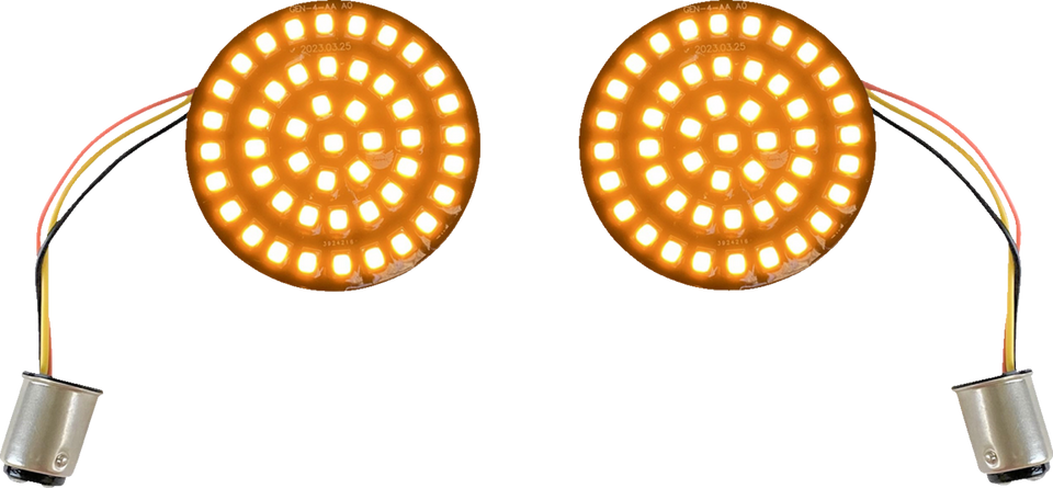 Turn Signal Insert - LED - Amber - 1157 - Lutzka's Garage