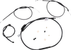 Handlebar Cable and Brake Line Kit - Extended - Sportsters - Tracker/Scrambler Handlebars - ABS