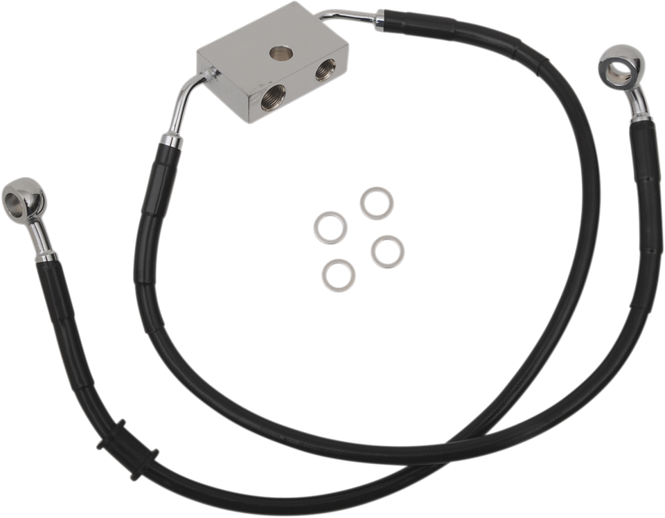 Brake Line - Front - +2" - Black - XL - Lutzka's Garage