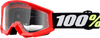 Strata Mini Goggles - Red - Clear Lens - Lutzka's Garage