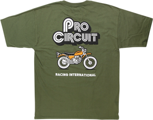 Pit Bike T-Shirt - Green -XL
