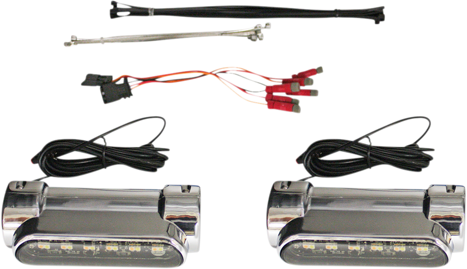 Engine Guard Light - Universal - Chrome - Lutzka's Garage