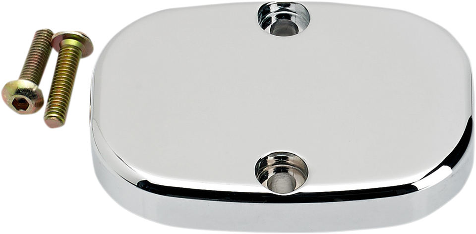 Master Cylinder Cover - Smooth - Chrome - FL - Lutzka's Garage