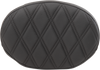 Oval Sissy Bar Pad - Double Diamond - Black Stitch - FL 99-22