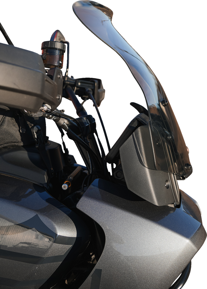 Flare Windshield - 15-1/2" - Tint - Pan America